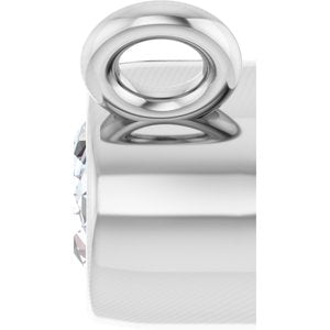 Platinum 1/4 CT Lab-Grown Diamond Necklace Center