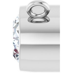 14K White 1 CT Lab-Grown Diamond Necklace Center