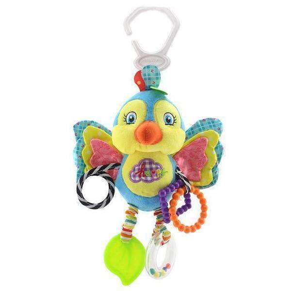 Soft Stroller Hanging Toys – Animal Plush Rattle for Babies
