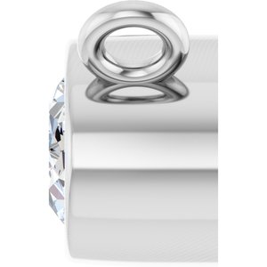 Platinum 1/3 CT Lab-Grown Diamond Necklace Center