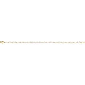 14K Yellow Gold 2 CTW Lab-Grown Diamond 7 1/4" Line Bracelet – image 2