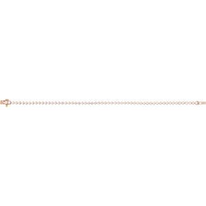 14K Rose Gold 3 CTW Natural Diamond 7 1/4" Line Bracelet