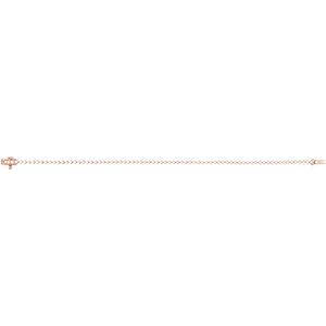 14K Rose Gold 2 CTW Natural Diamond 7 1/4" Line Bracelet – image 2