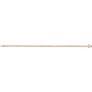 14K Rose Gold 2.3 mm Round Accented 7 1/4" Line Bracelet Mounting