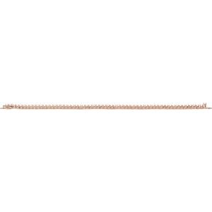 14K Rose Gold 2.3 mm Round Accented 7 1/4" Line Bracelet Mounting – image 2