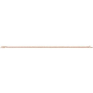 14K Rose Gold 1.6 mm Round Accented 7 1/4" Line Bracelet Mounting – image 2