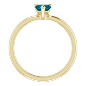 Heart Solitaire Ring
