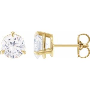14K Yellow Gold 1/5 CTW Natural Diamond Earrings