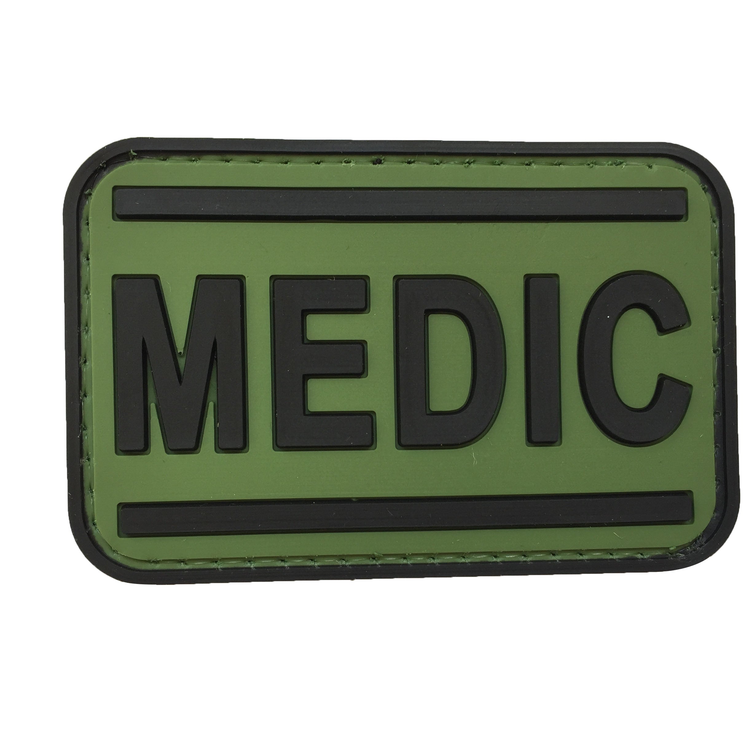Medic PVC Patch - Black and Green