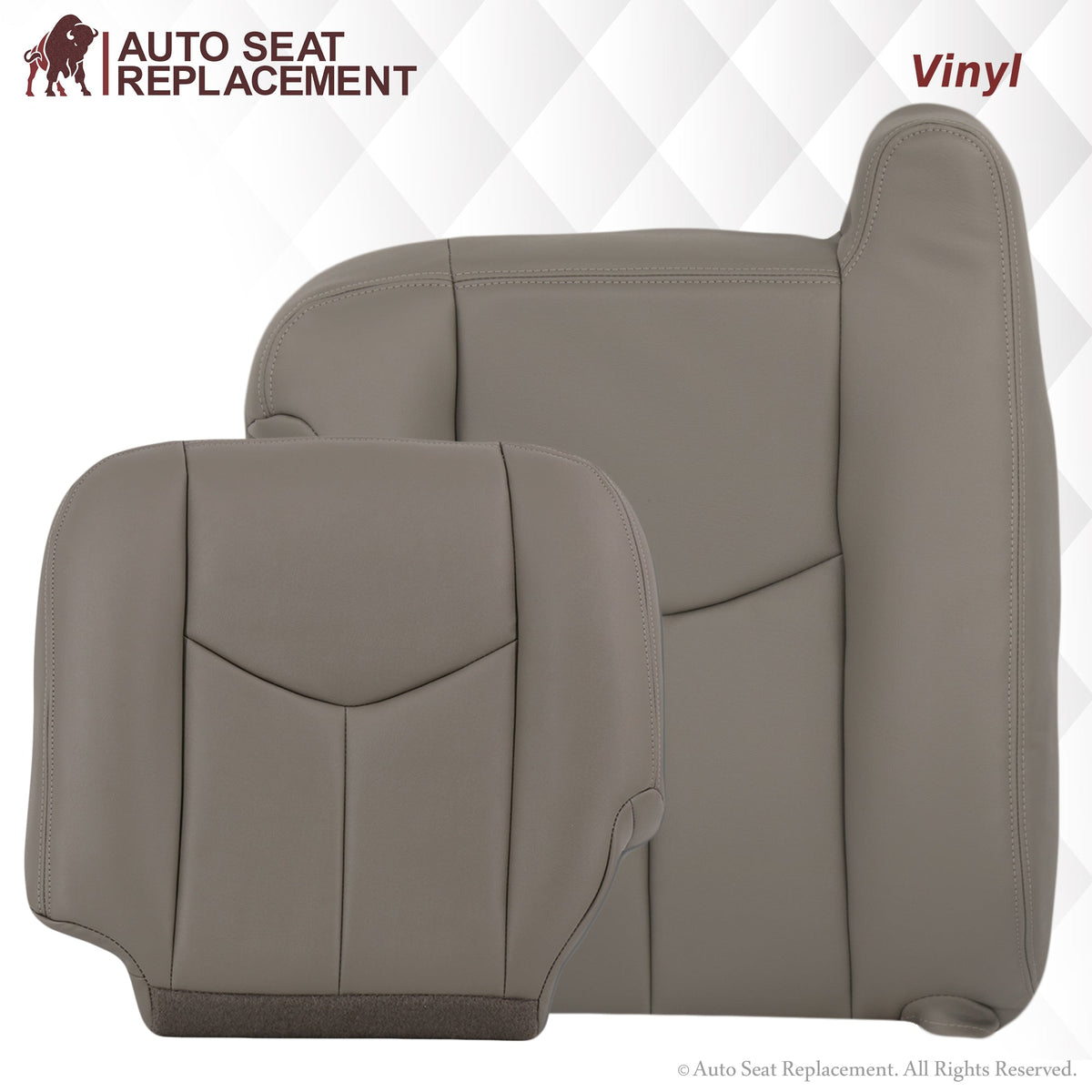 2003-2007 GMC Yukon Seat Cover In Light Gray: (pewter) Choose From Variation
