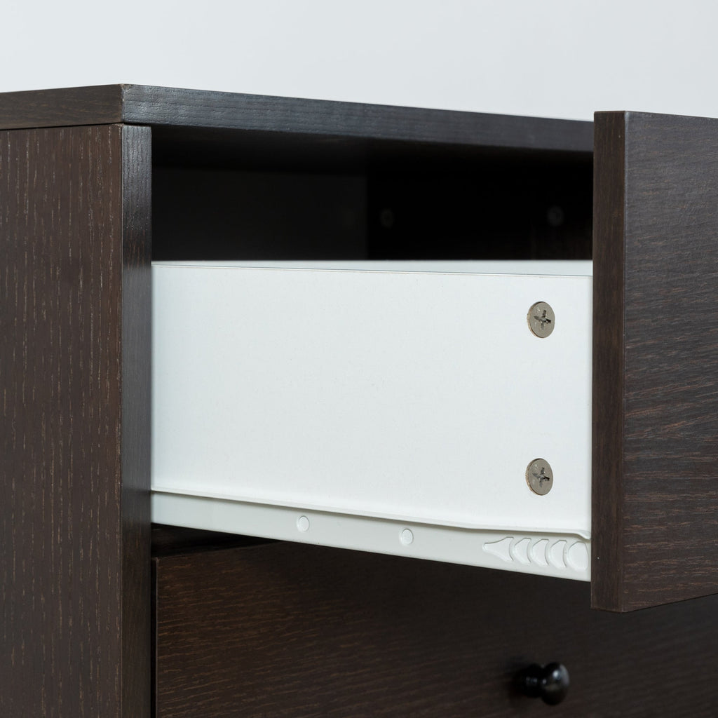 Solid Wood spray-painted drawer dresser bar,buffet tableware cabinet lockers buffet server console table lockers, retro round handle, applicable to the dining room, living room,kitchen corridor auburn