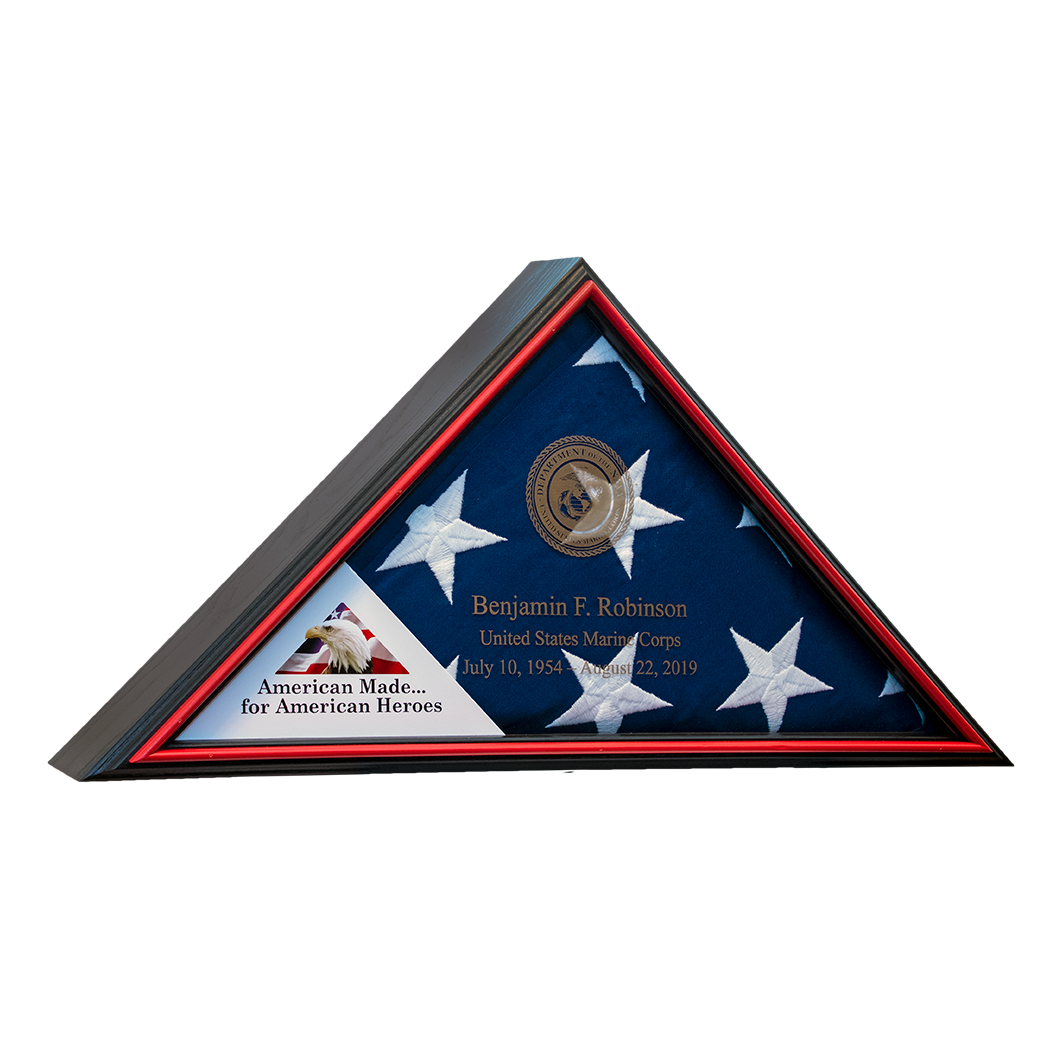 Tributary Flag Case - Army Flag Display Case