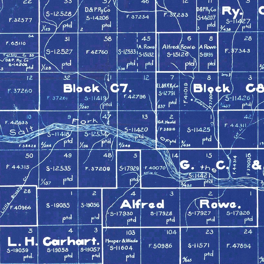 Vintage Map of Donley County, Texas 1904