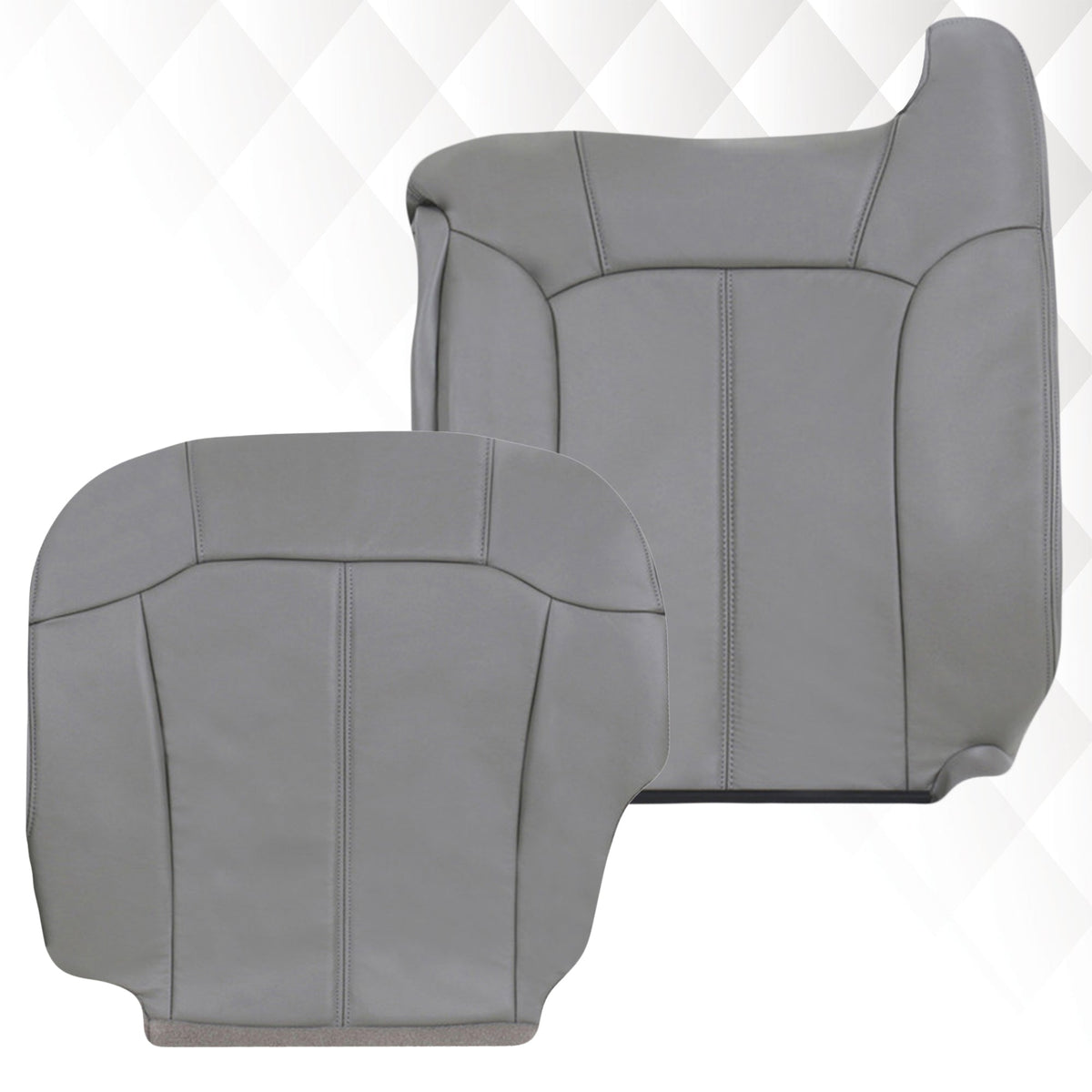 2000-2002 Chevy Tahoe/Suburban Seat Cover in Light Gray: Choose From Variations