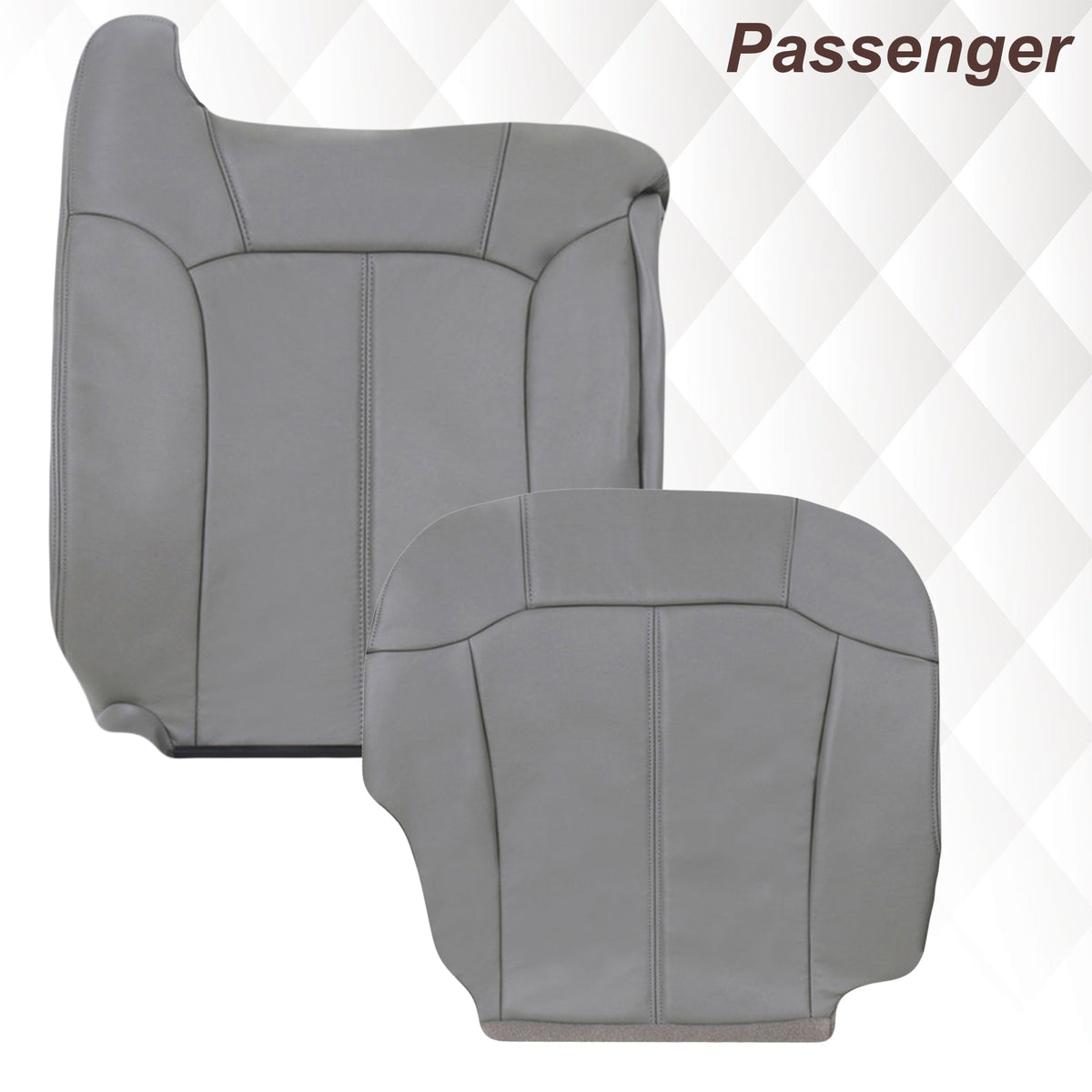 2000-2002 Chevy Tahoe/Suburban Seat Cover in Light Gray: Choose From Variations