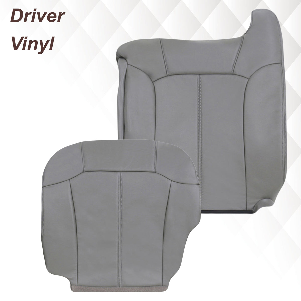 2000-2002 Chevy Tahoe/Suburban Seat Cover in Light Gray: Choose From Variations