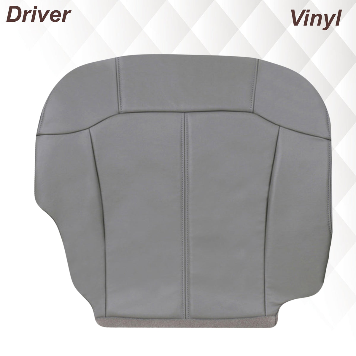 1999-2002 Chevy Silverado Seat Cover in Light Gray: Choose From Variations