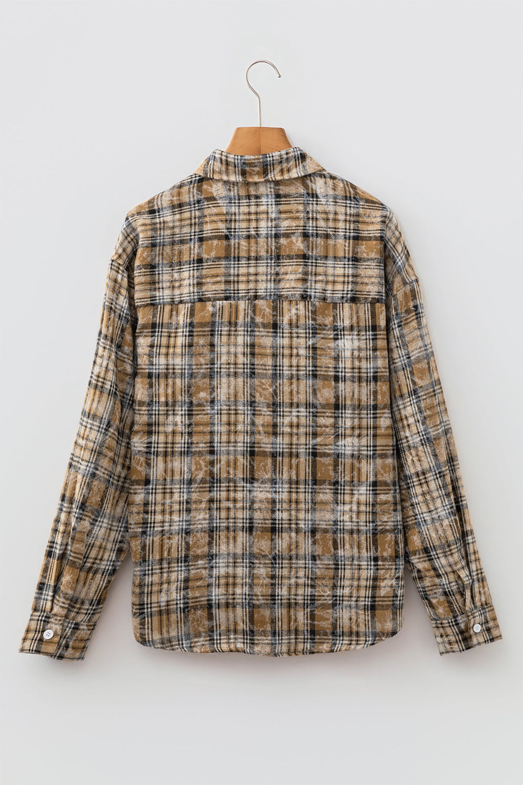 Plaid Long Sleeve Button Down Shirt
