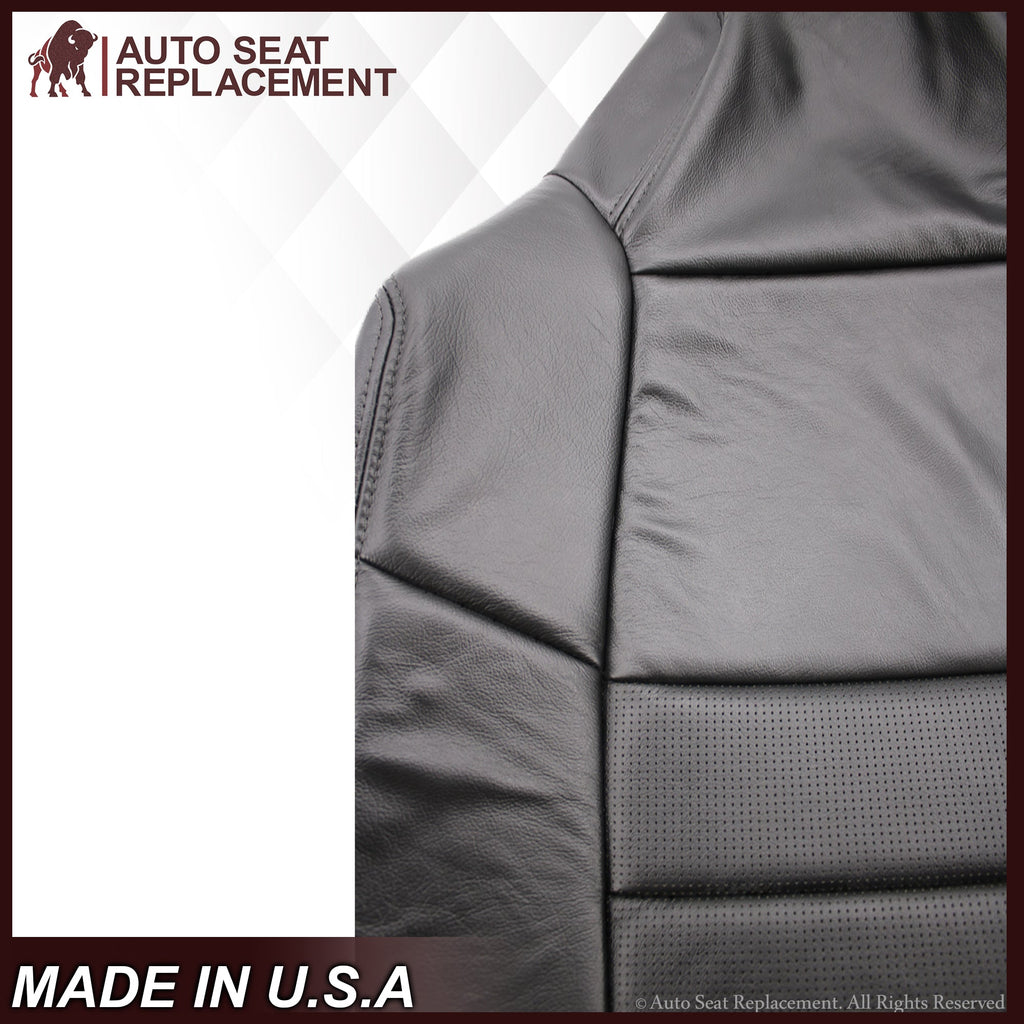 2002-2007 Ford F-250/F-350 Lariat Seat Cover in Black with Perforated Inserts: Choose From Variants