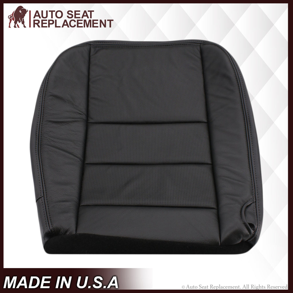 2002-2007 Ford F-250/F-350 Lariat Seat Cover in Black with Perforated Inserts: Choose From Variants
