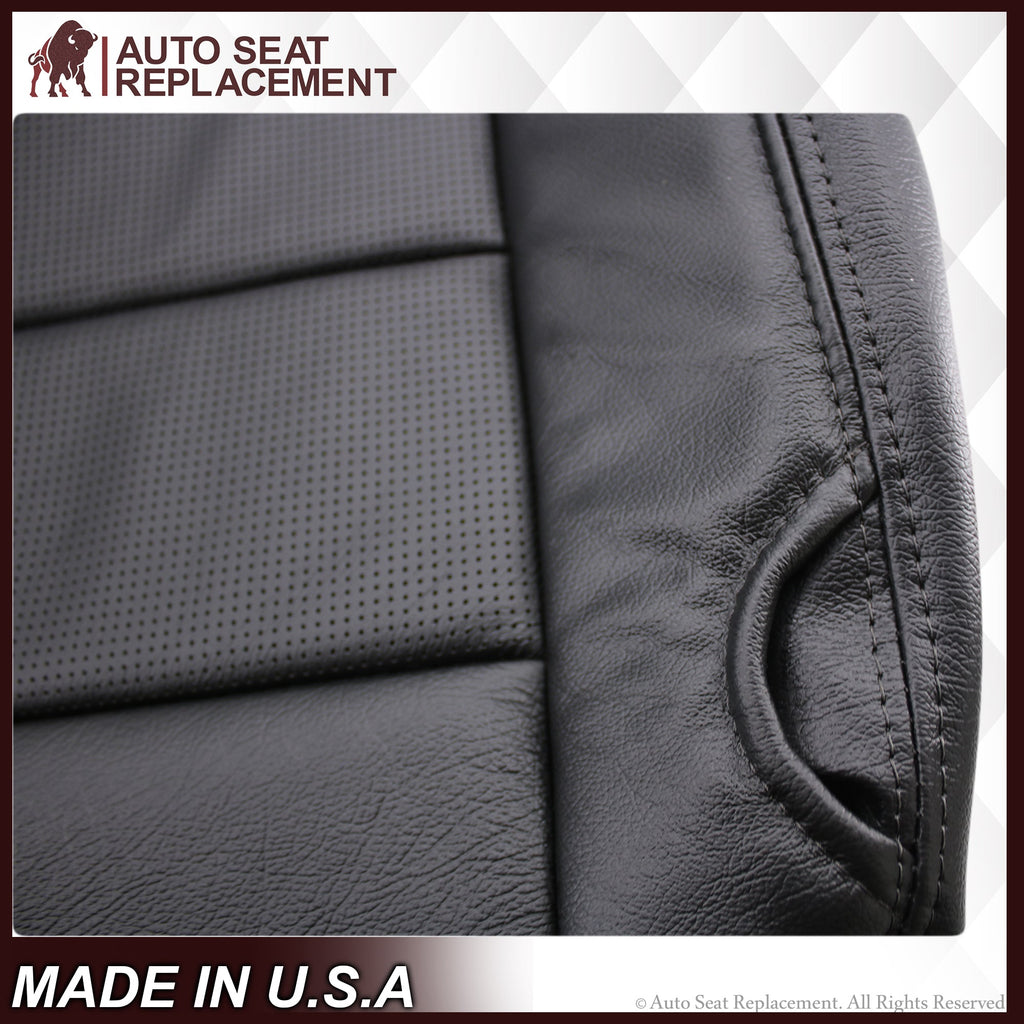 2002-2007 Ford F-250/F-350 Lariat Seat Cover in Black with Perforated Inserts: Choose From Variants