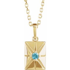 Accented Necklace or Charm/Pendant