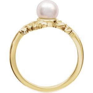 Floral Pearl Ring