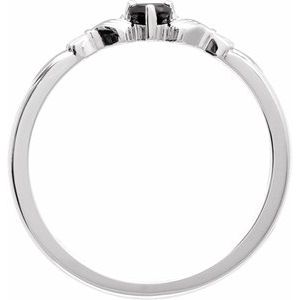 Accented Claddagh Ring