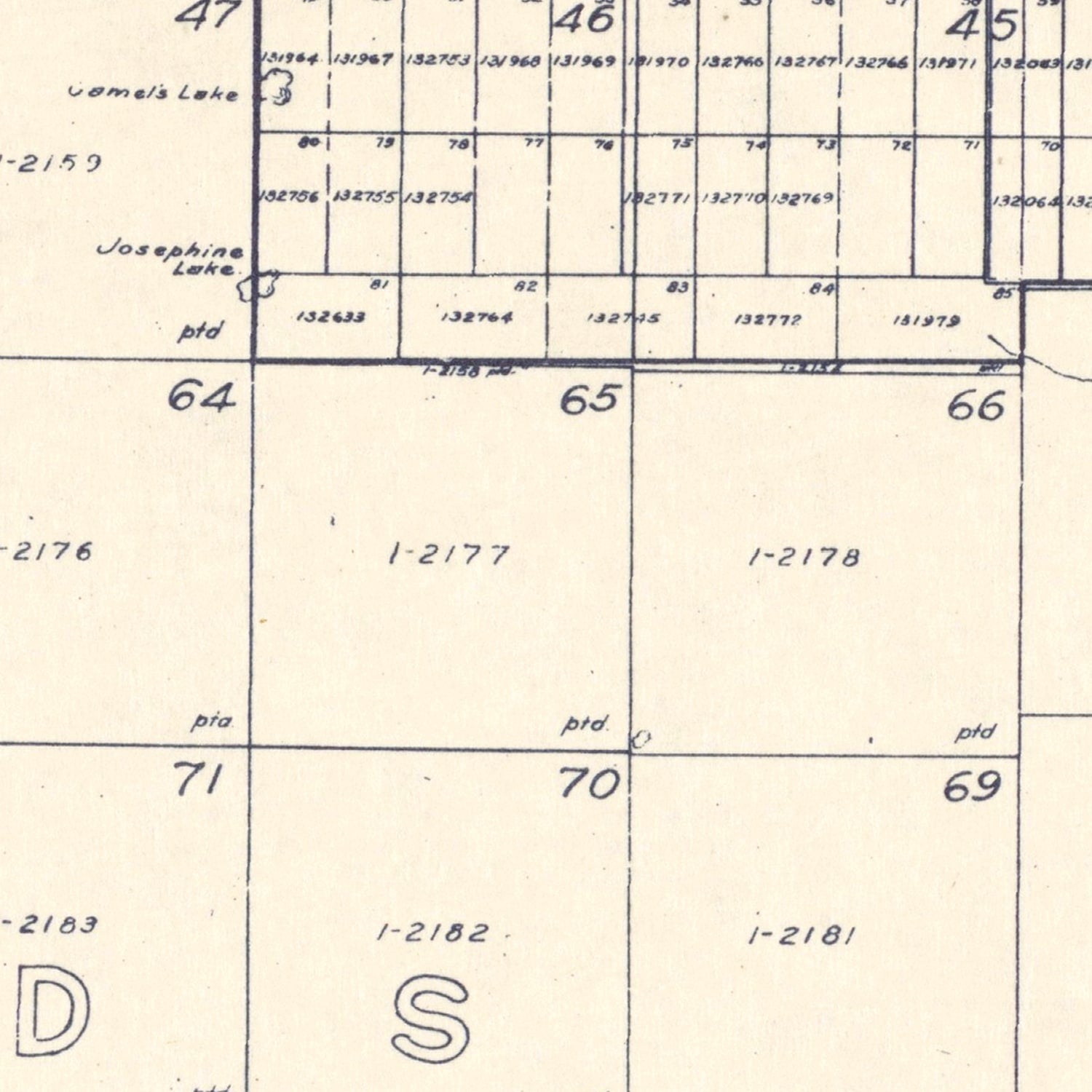 Vintage Map of Dallam County, Texas 1926