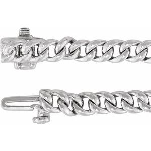 14K White Gold 1/2 CTW Natural Diamond Link 7 1/4" Bracelet