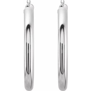 Tube Hoop Earrings