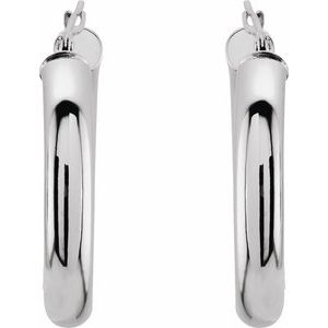 Tube Hoop Earrings