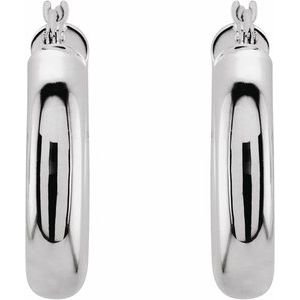 Tube Hoop Earrings