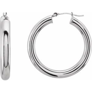 Tube Hoop Earrings