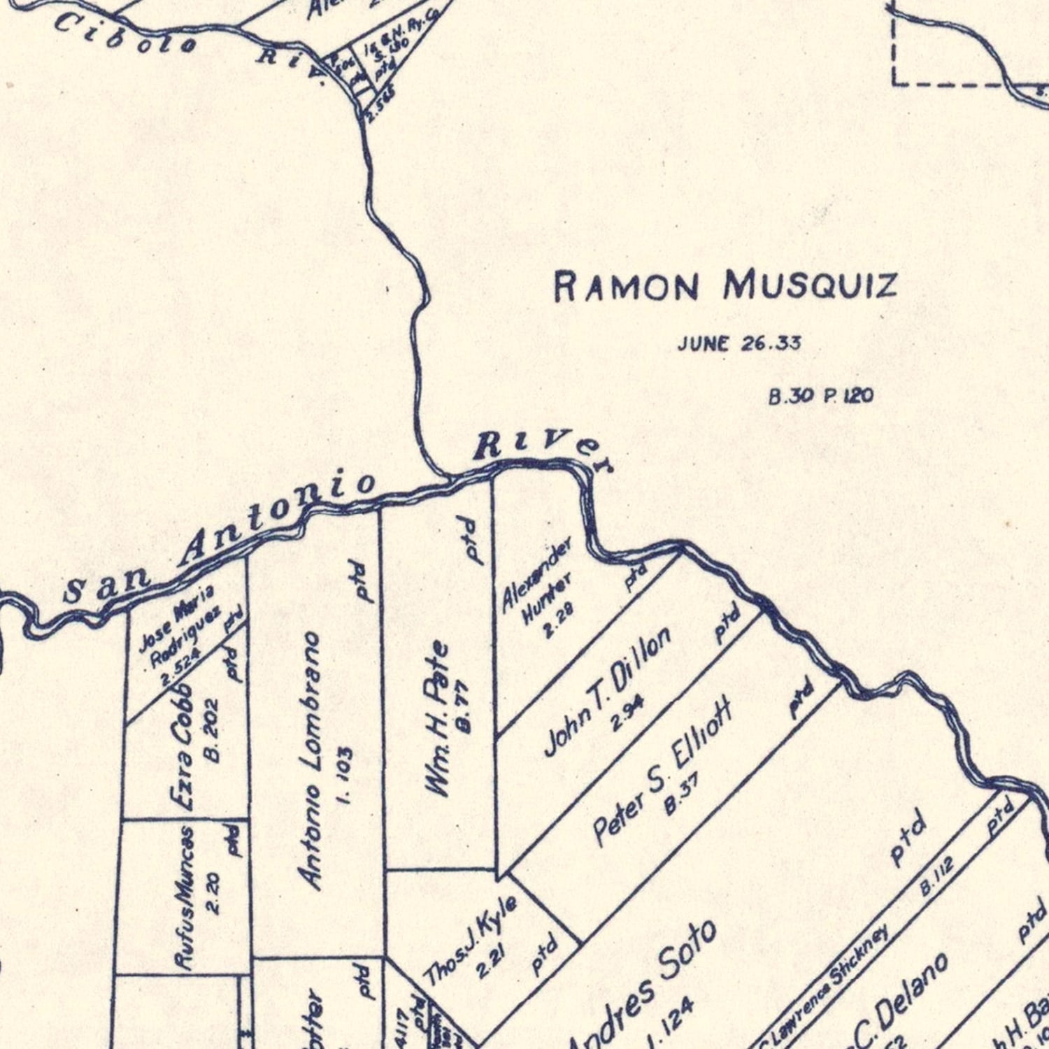 Vintage Map of Karnes County, Texas 1921
