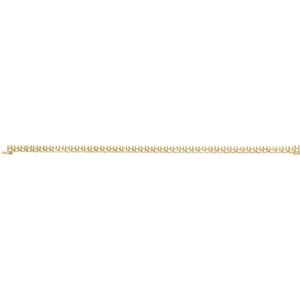 14K Yellow Gold 3.1 mm Round Line 7 1/4" Bracelet Mounting – image 3