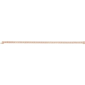 14K Rose Gold 3.1 mm Round Line 7 1/4" Bracelet Mounting – image 3