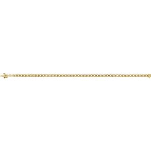 14K Yellow Gold 3.1 mm Round Line 7 1/4" Bracelet Mounting – image 4