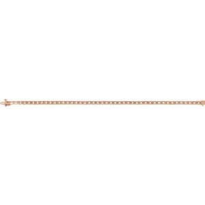 14K Rose Gold 3.1 mm Round Line 7 1/4" Bracelet Mounting – image 4