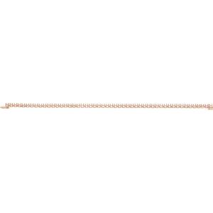 14K Rose Gold 2.8 mm Round Line 7 1/4" Bracelet Mounting – image 3