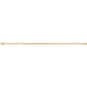 14K Yellow Gold 2.8 mm Round Line 7 1/4" Bracelet Mounting – image 4