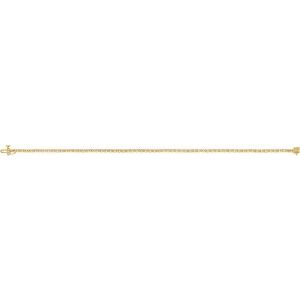 14K Yellow Gold 1.9 mm Round Line 7 1/4" Bracelet Mounting – image 4