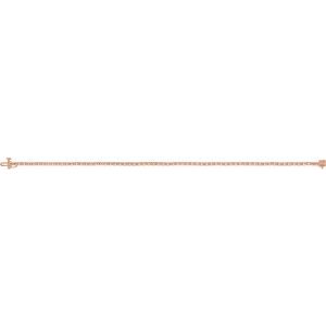 14K Rose Gold 1.9 mm Round Line 7 1/4" Bracelet Mounting – image 4