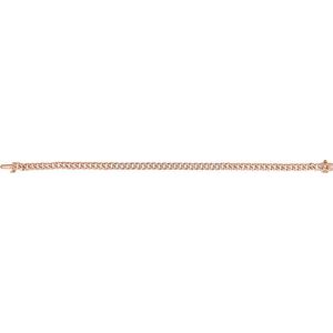 14K Rose Gold 1/2 CTW Natural Diamond Link 7 1/4" Bracelet