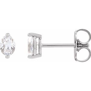 14K White Gold 1/3 CTW Natural Diamond Stud Earrings