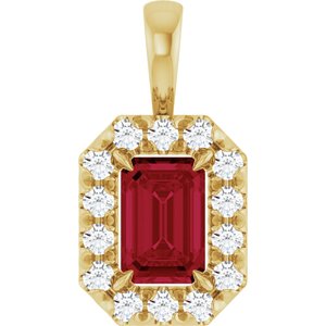 Halo-Style Necklace or Pendant