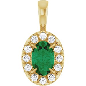 Halo-Style Necklace or Pendant