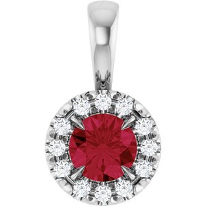 Halo-Style Necklace or Pendant