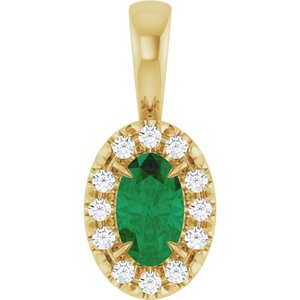 Halo-Style Necklace or Pendant