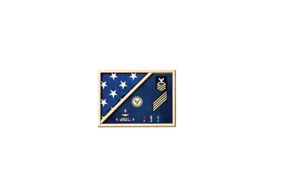 Flag Boxes,Flag Display Box - Oak